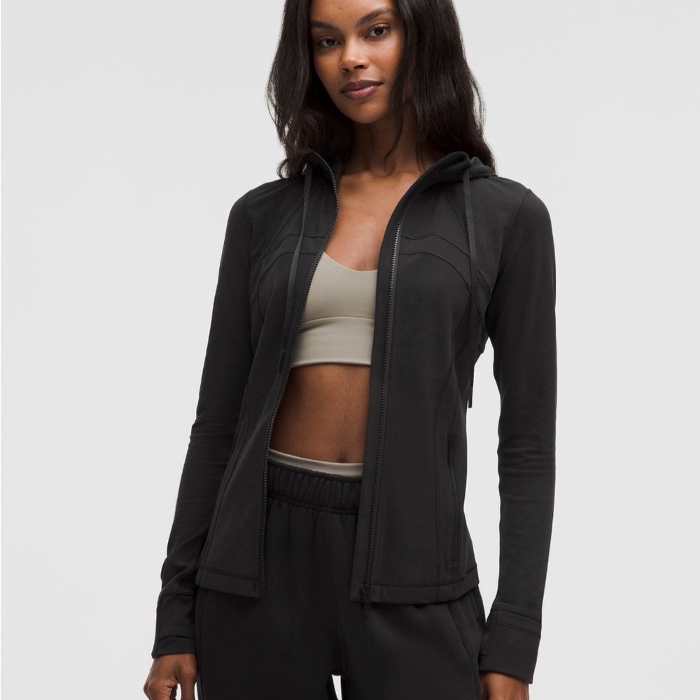 Black Lululemon Define Hooded Jacket